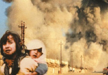 حمله وحشیانه شیمیایی عراق در زمان صدام حسین به مردم بی دفاع سردشت طی جنگ هشت ساله تحمیلی