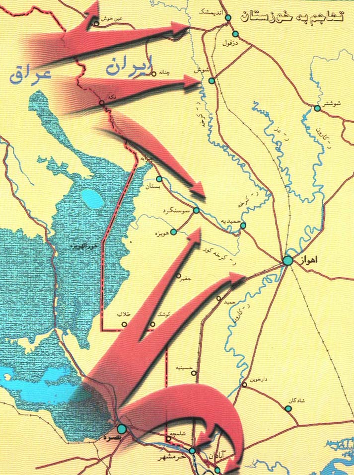 نقشه تهاجم عراق بعثی به خوزستان