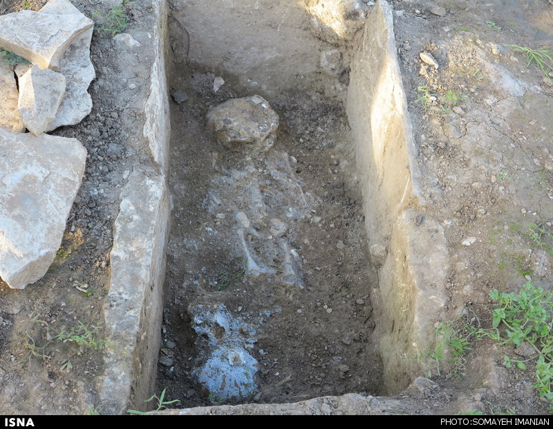 تدفین کودک در «دره شمی» در ایذه