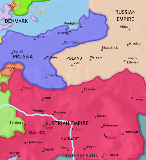روسیه و پروس در نیمه اول قرن 19 میلادی